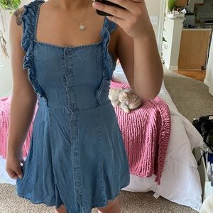 Forever21 chambray denim dress
